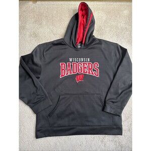 Champion Wisconsin Badgers Sweatshirt Men’s‎ Size XL Hoodie Embroidered
